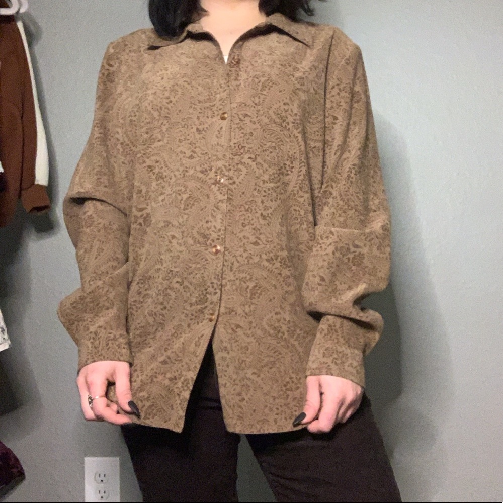 Vintage 70s flannel top